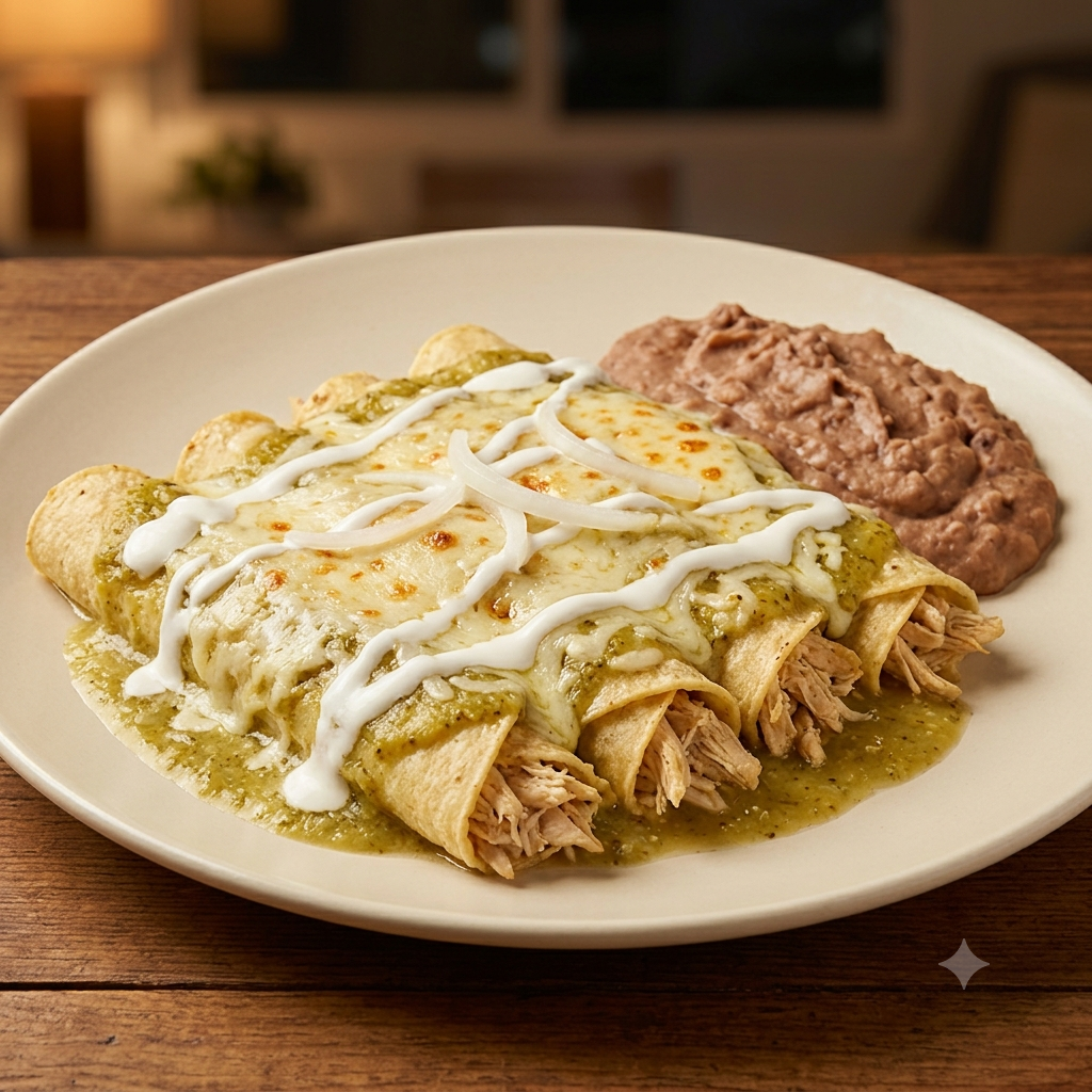 [8PM-ENCHILADAS_SUIZAS_ROJAS] Enchiladas Suizas o Rojas