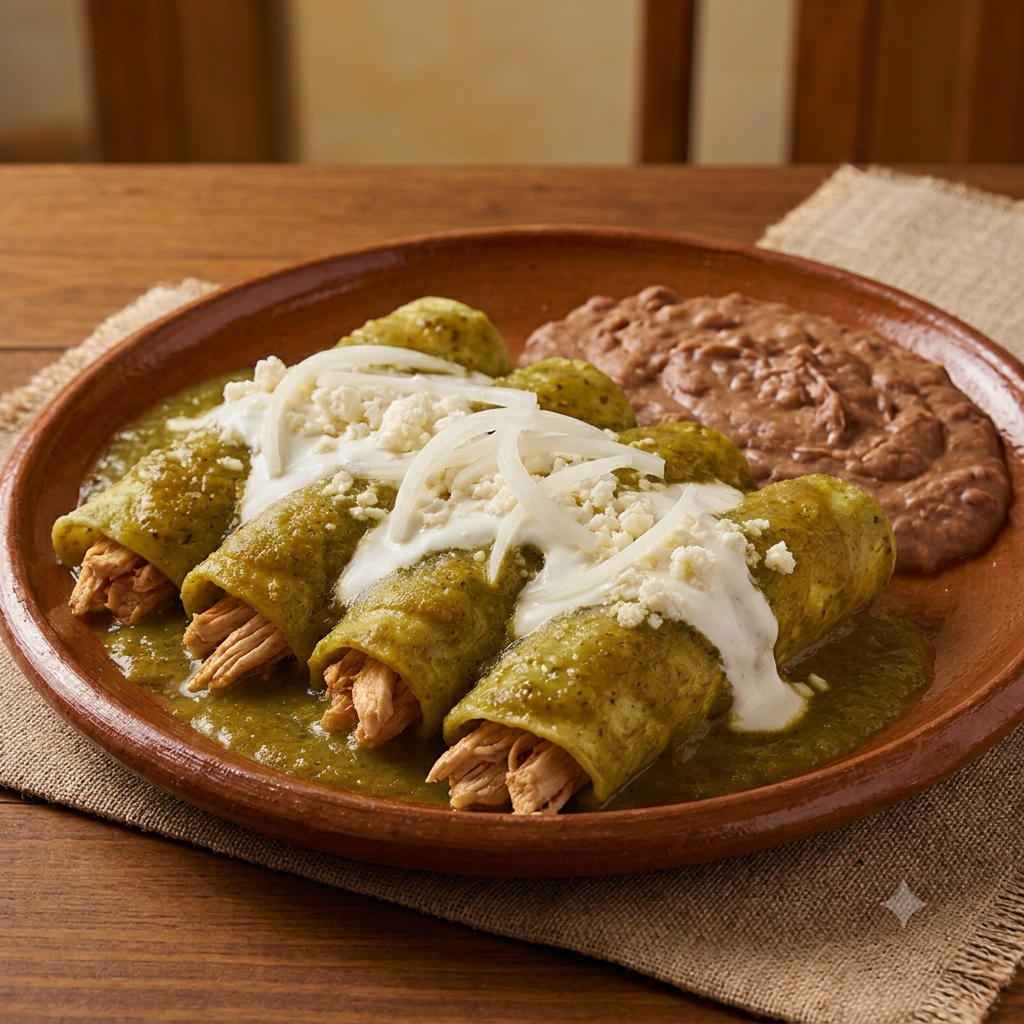 [MDS-ENCHILADAS_ROJAS_VERDES] Enchiladas Rojas o Verdes