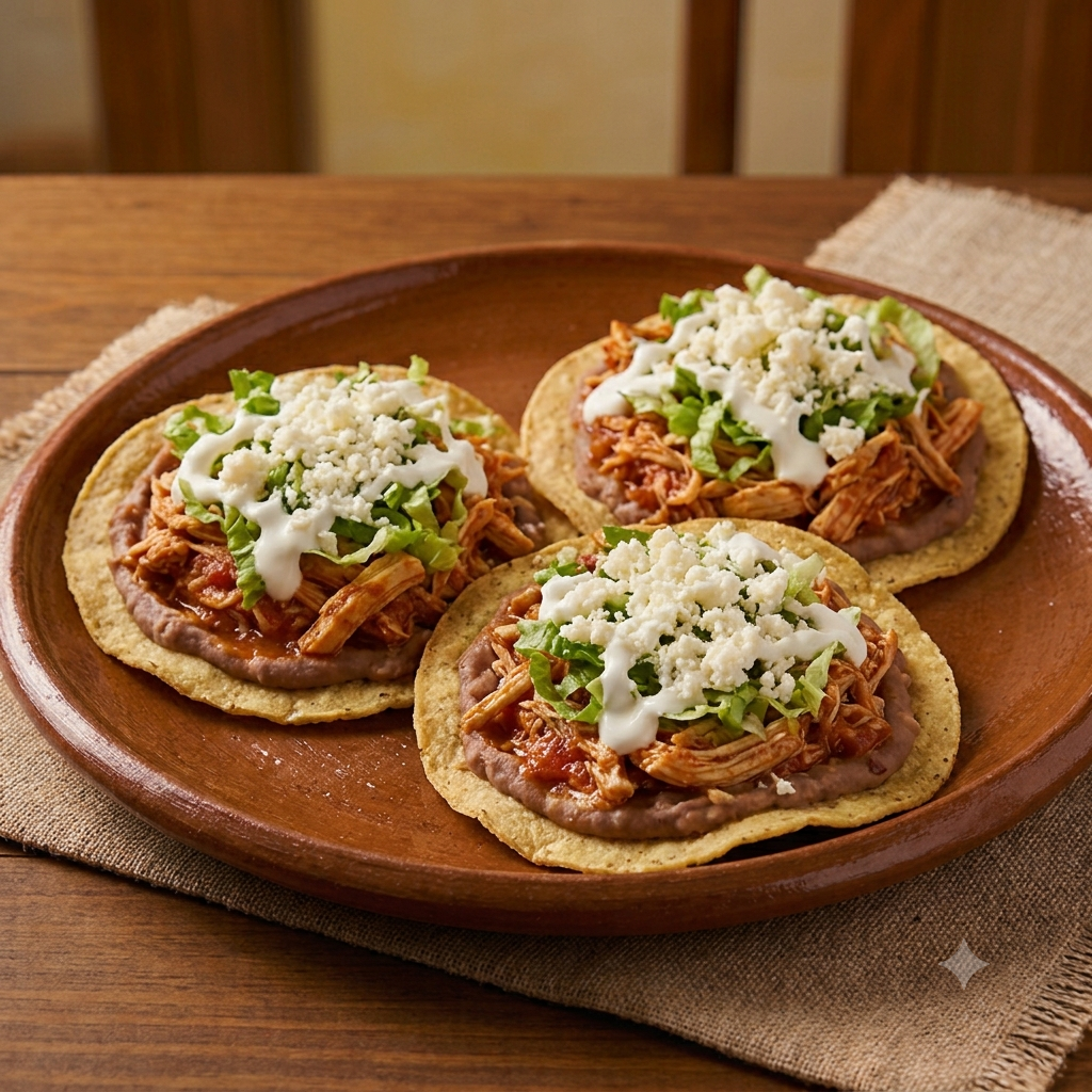 [MDS-TOSTADAS_POLLO] Tostadas de Pollo