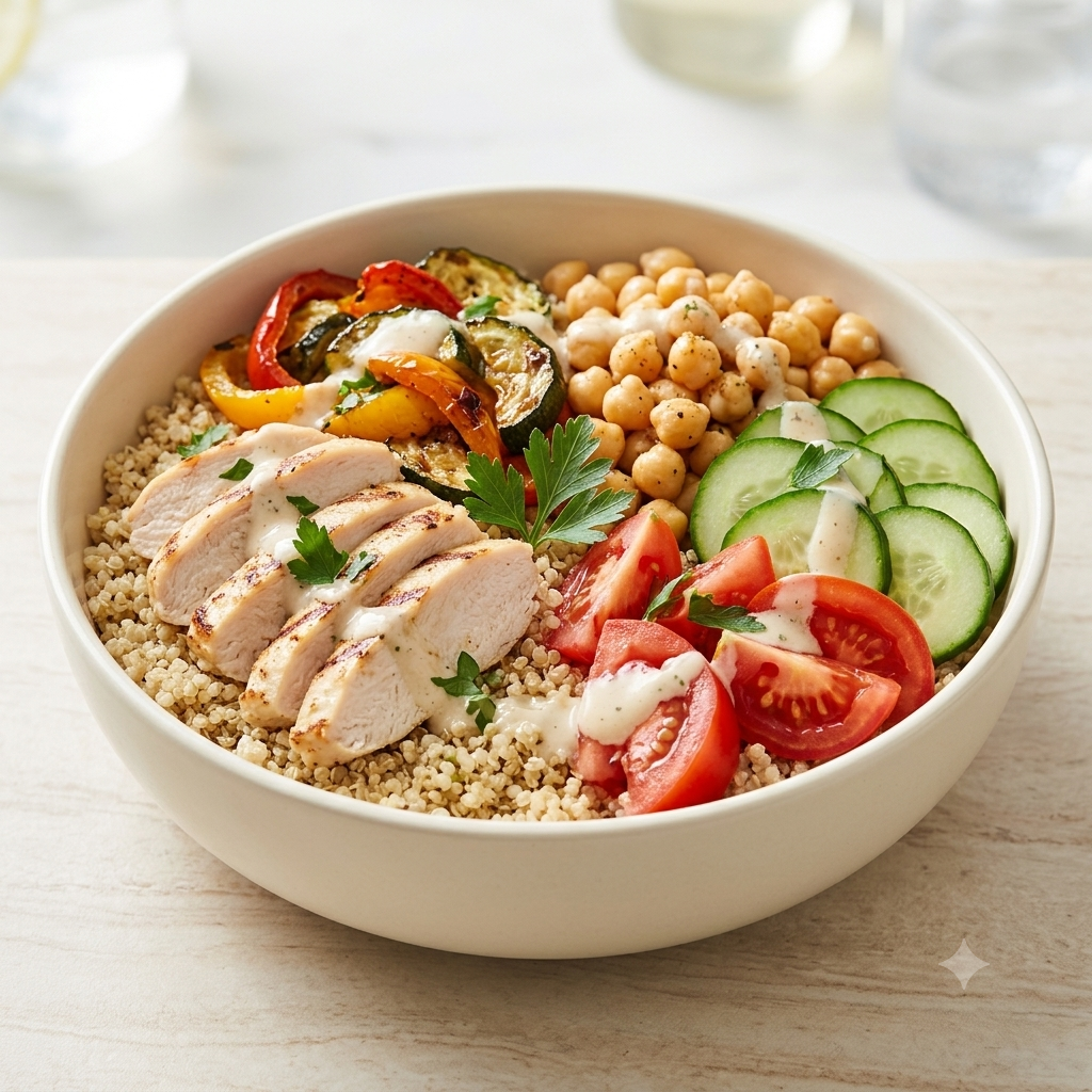 [NAT-BOWL_POLLO] Bowl Pollo Mediterráneo